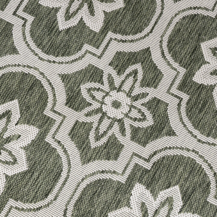 Buitenkleed - Rio Flower Groen 