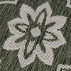 Rond buitenkleed - Rio Flower Groen  - thumbnail 2