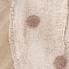 Rond Vloerkleed Kinderkamer - Lou Dots Taupe  - thumbnail 4