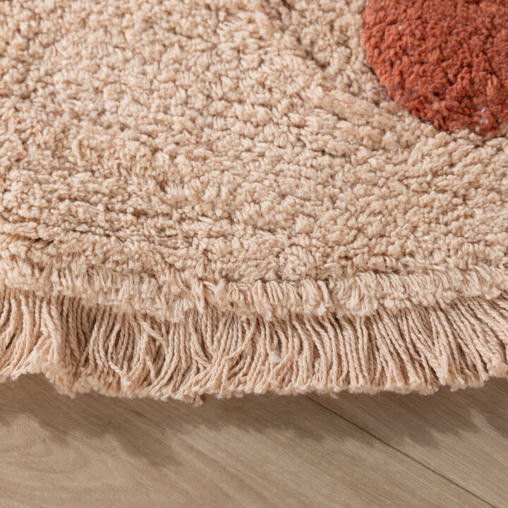 Rond Vloerkleed Kinderkamer - Lou Dots Terra 