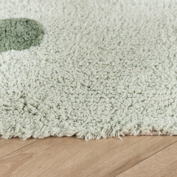 Vloerkleed Kinderkamer - Lou Dots Groen 
