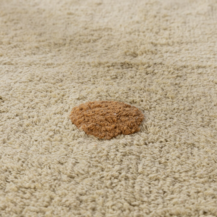 Vloerkleed Kinderkamer - Lou Dots Geel 