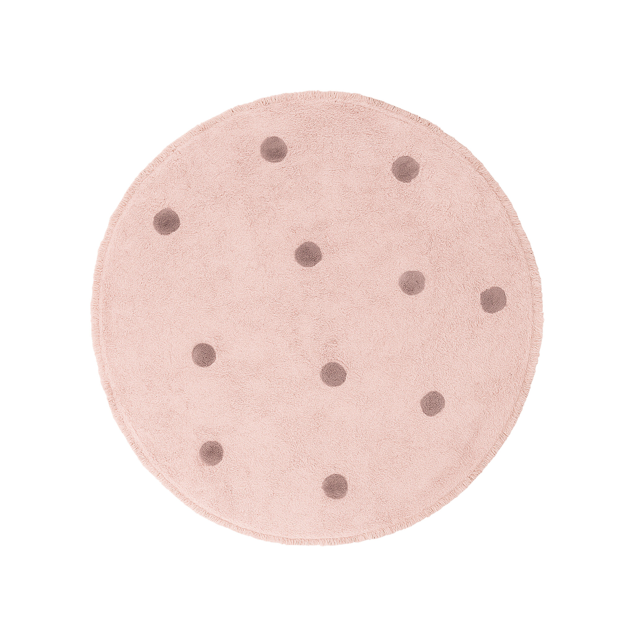 Rond Vloerkleed Kinderkamer - Lou Dots Paars - sfeer