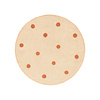 Rond Vloerkleed Kinderkamer - Lou Dots Terra  - thumbnail 1