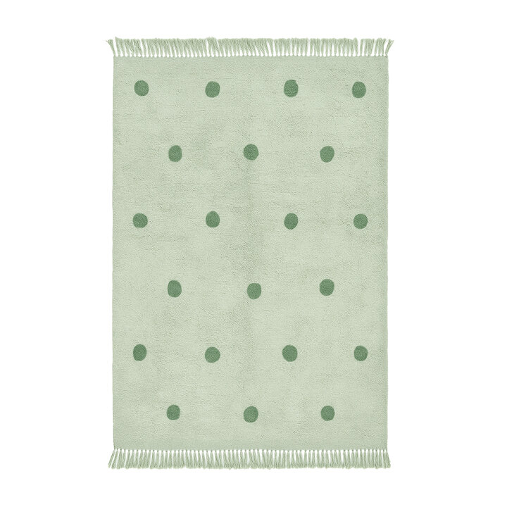 Vloerkleed Kinderkamer - Lou Dots Groen 