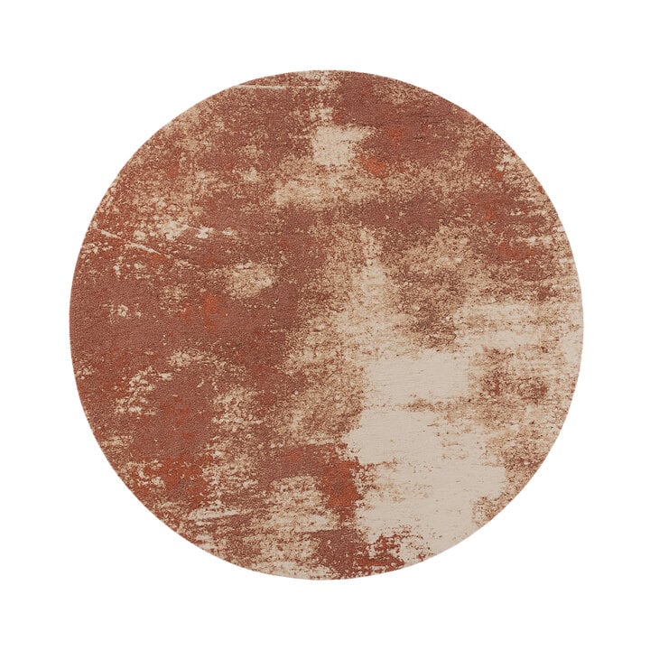 Rond abstract vloerkleed - Candice Roze