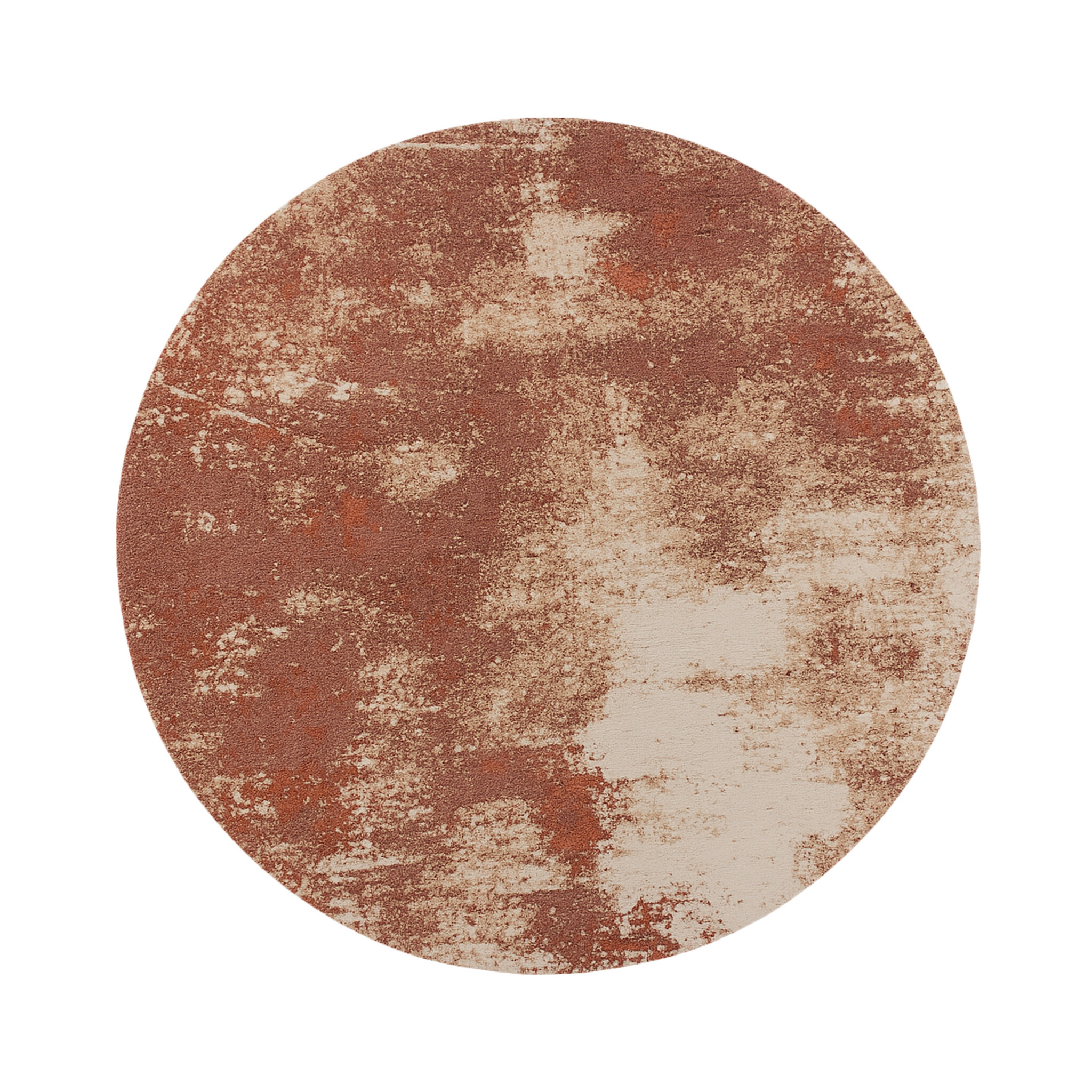 Rond abstract vloerkleed - Candice Roze - sfeer