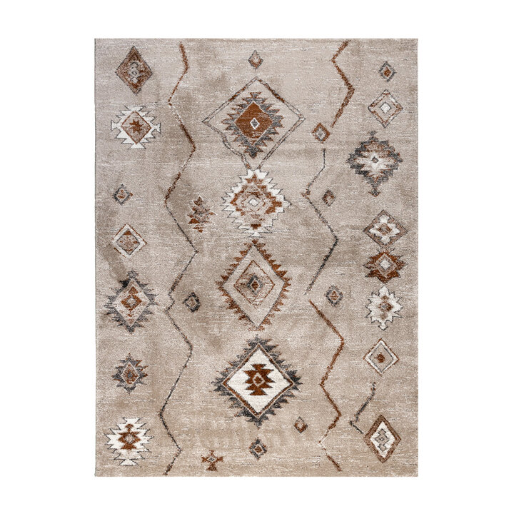 Berber vloerkleed - Blend Aztec Beige