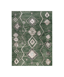 Berber vloerkleed - Blend Aztec Groen