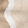 Rond Wasbaar vloerkleed - Hazy Wit/Creme - thumbnail 4