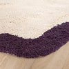 Rond Wasbaar vloerkleed - Hazy Paars/Creme - thumbnail 5