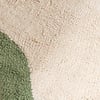 Rond Wasbaar vloerkleed - Hazy Groen/Creme - thumbnail 3