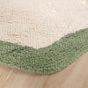 Rond Wasbaar vloerkleed - Hazy Groen/Creme - thumbnail 5