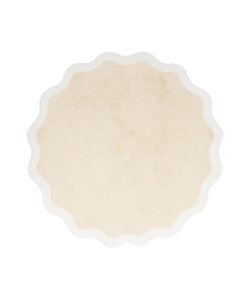 Rond Wasbaar vloerkleed - Hazy Wit/Creme