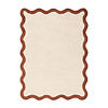 Wasbaar vloerkleed - Hazy Bruin/Creme - thumbnail 1