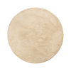 Rond laagpolig vloerkleed - Cozy Beige  - thumbnail 1