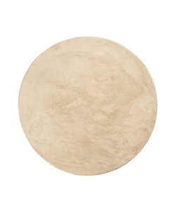 Rond laagpolig vloerkleed - Cozy Beige 