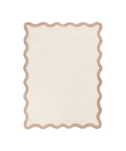 Wasbaar vloerkleed - Hazy Beige/Creme