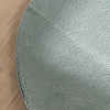 Zacht laagpolig vloerkleed - Cozy Ripple Groen - thumbnail 4