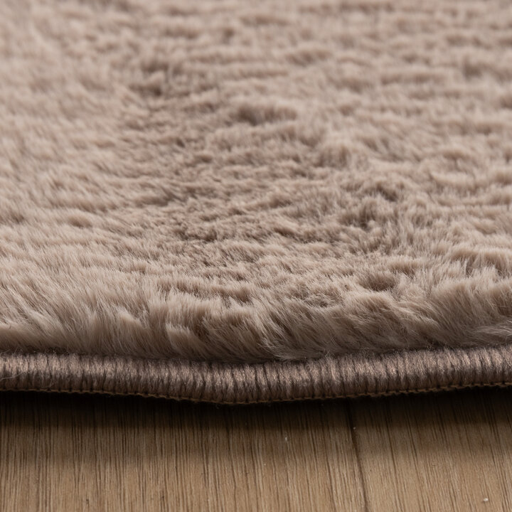 Zacht laagpolig vloerkleed - Cozy Pebble Taupe