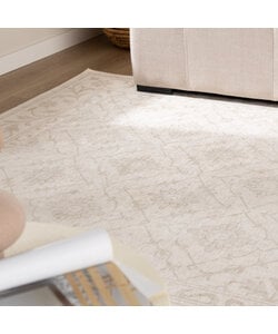 Vloerkleden Bloemen - Celine Creme