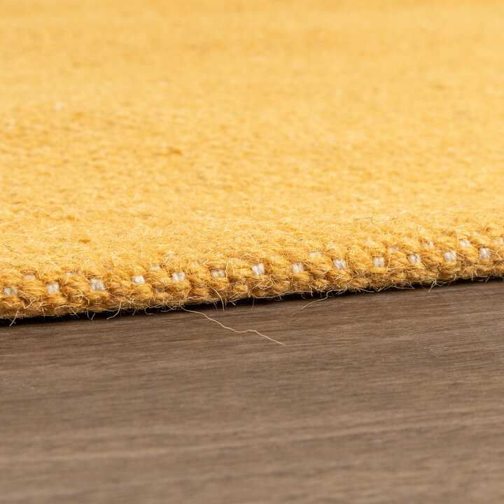 Wollen vloerkleed - Reno Okergeel