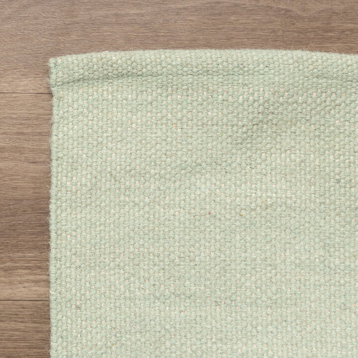 Wollen vloerkleed - Reno Groen