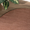 Rond wollen vloerkleed - Reno Bruin - thumbnail 2