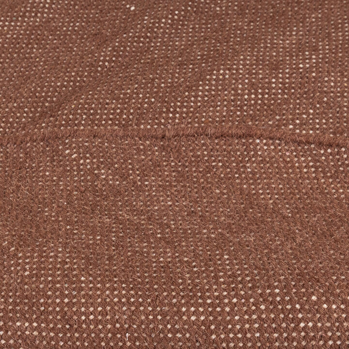 Rond wollen vloerkleed - Reno Bruin