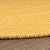 Rond wollen vloerkleed - Reno Okergeel - thumbnail 5