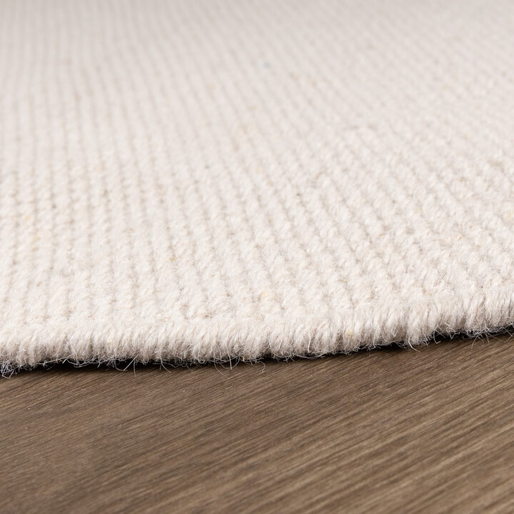 Rond wollen vloerkleed - Reno Creme