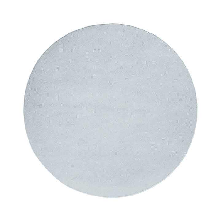 Rond wollen vloerkleed - Reno Blauw