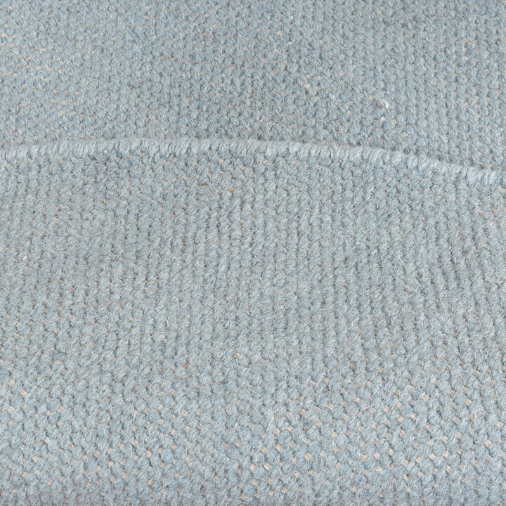 Rond wollen vloerkleed - Reno Blauw