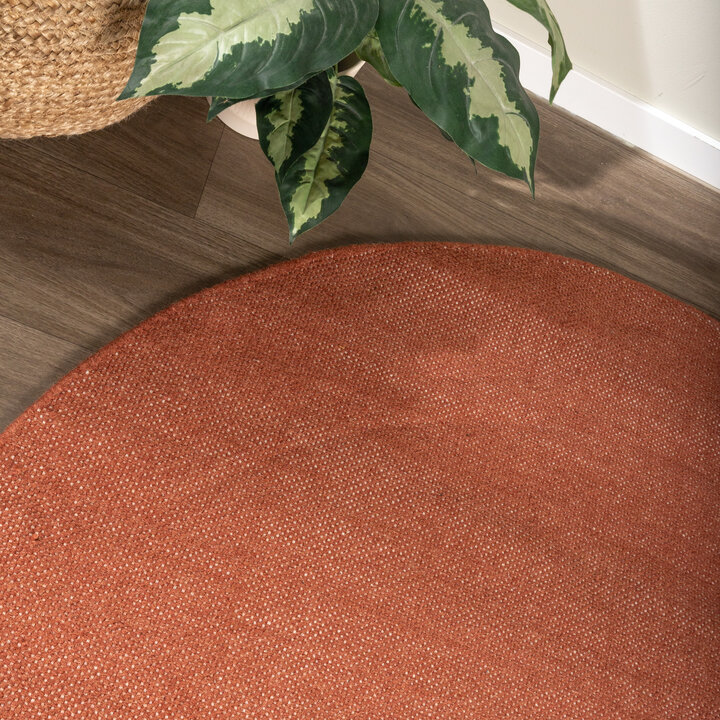 Rond wollen vloerkleed - Reno Terra