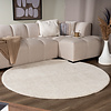 Rond Berber vloerkleed - Aicha Beige - thumbnail