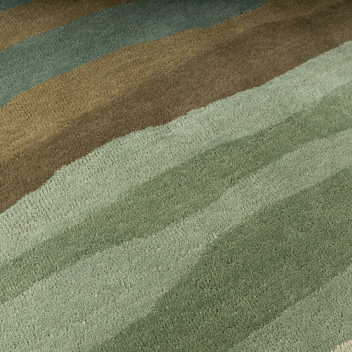 Wollen vloerkleed - Liora Groen