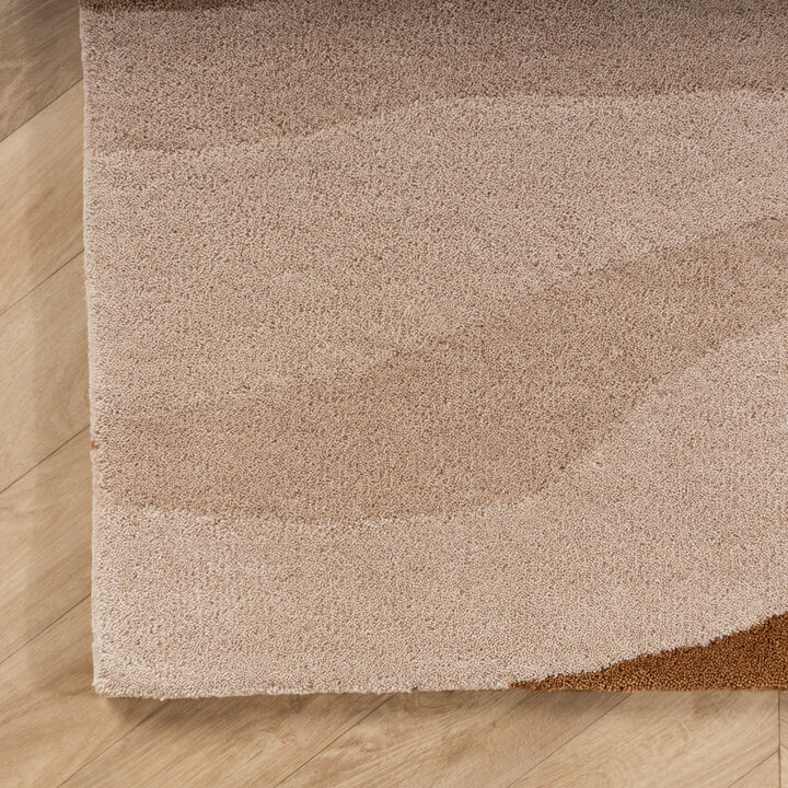 Wollen vloerkleed - Liora Bruin