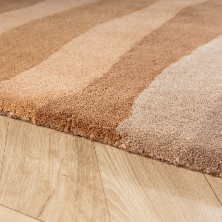 Wollen vloerkleed - Liora Bruin