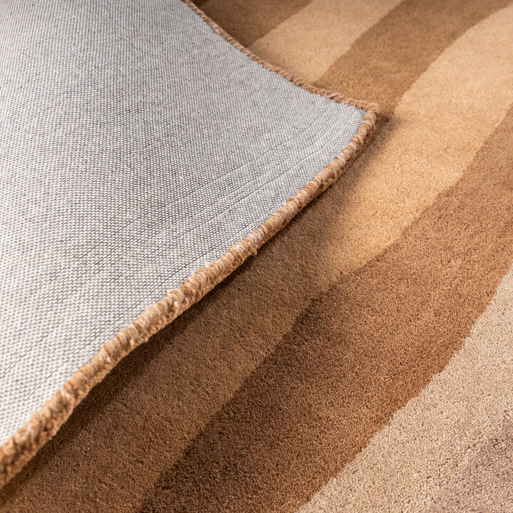 Wollen vloerkleed - Liora Bruin