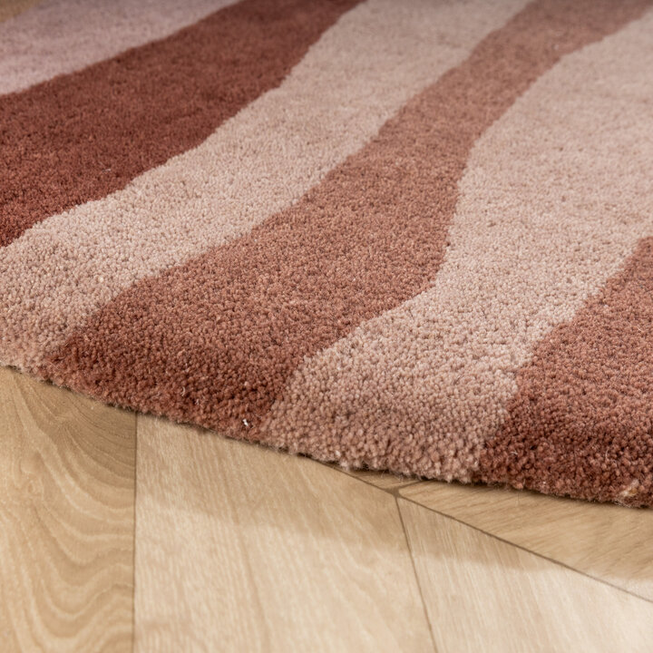 Rond wollen vloerkleed - Liora Roze