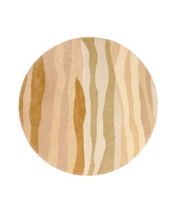 Rond wollen vloerkleed - Liora Beige