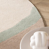 Rond wollen vloerkleed - Vienna Mintgroen - thumbnail 2