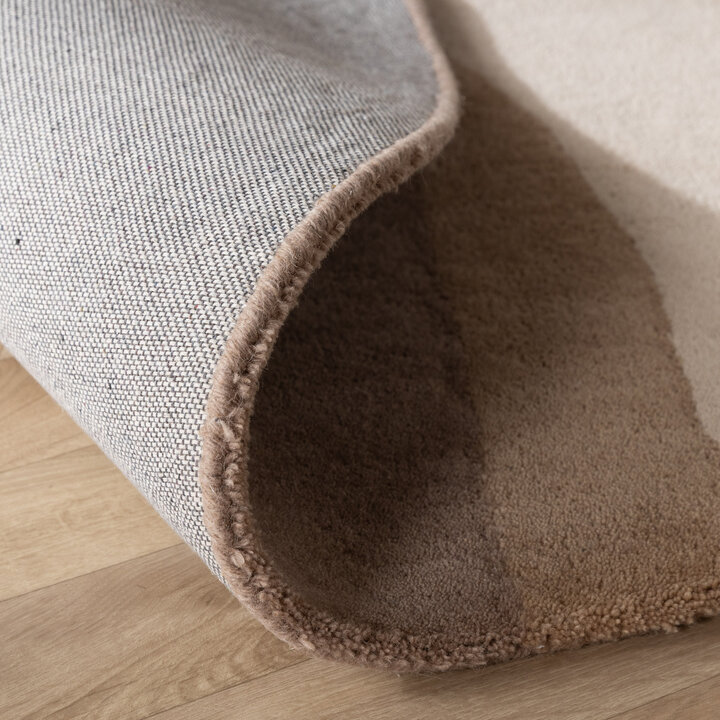 Rond wollen vloerkleed - Vienna Beige