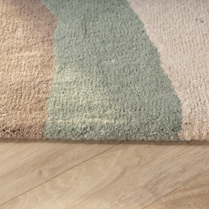 Wollen vloerkleed - Vienna Mintgroen