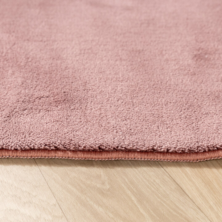 Wasbaar kindervloerkleed - Coco Auto Donkerroze