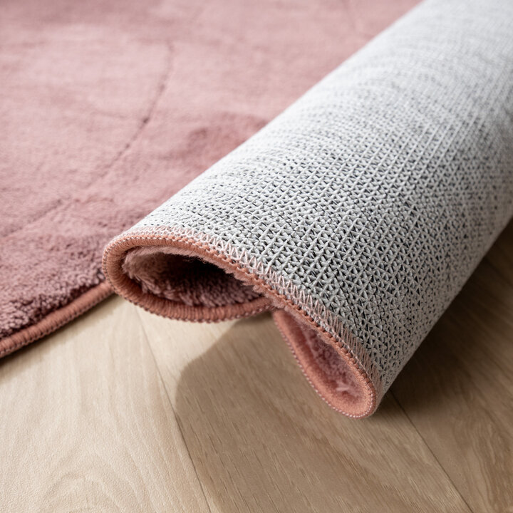 Wasbaar kindervloerkleed - Coco Vlinder Donkerroze