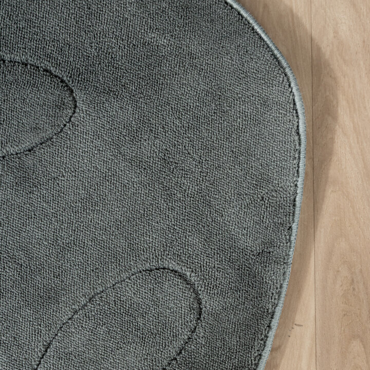 Wasbaar kindervloerkleed - Coco Aardbei Donkergroen