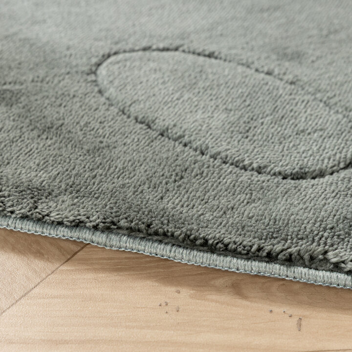 Wasbaar kindervloerkleed - Coco Aardbei Donkergroen