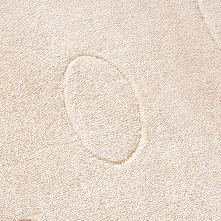 Wasbaar kindervloerkleed - Coco Aardbei Beige