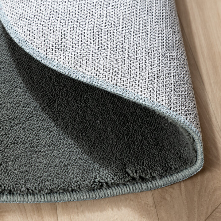 Wasbaar kindervloerkleed - Coco Peer Donkergroen